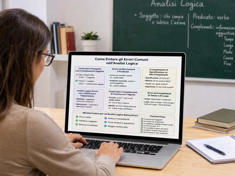 Come evitare gli più comuni nell'Analisi Logica Errori