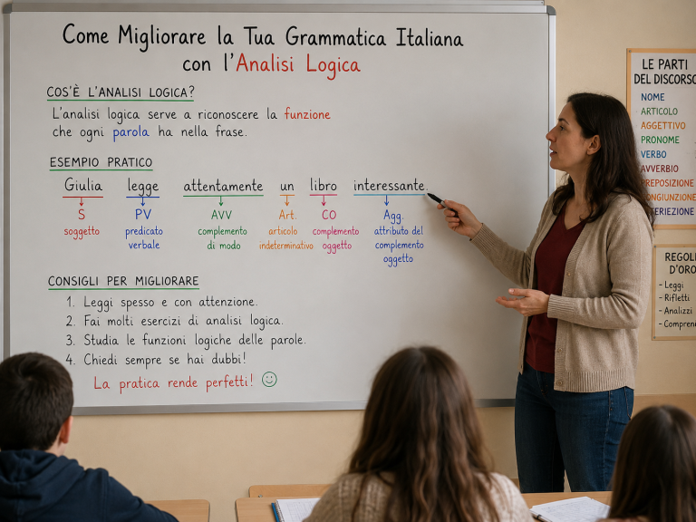 Come Migliorare la TuaGrammatica Italiana con l'Analisi Logica